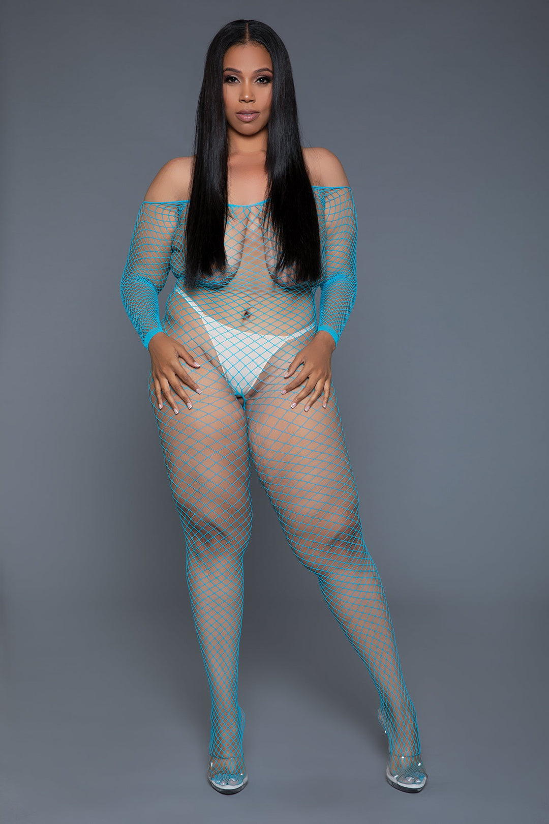2359 Catch Me Bodystocking - Love it Curvy