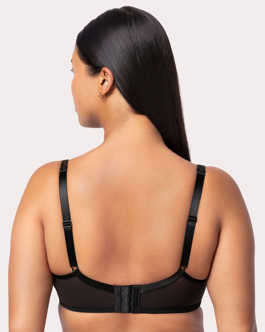 Sheer Mesh Plunge T-Shirt Bra - Core Neutrals | Love It Curvy