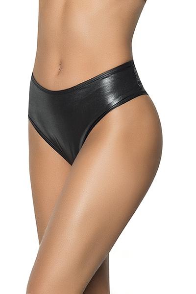 Faux Leather High Waist Panty by Mapale at Love It Curvy