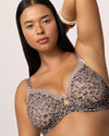 No Show Lace Unlined Underwire Bra | Love It Curvy
