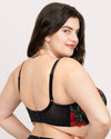 Embroidery Unlined Full Coverage Balconette Bra | Love It Curvy