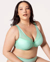 Sheer Mesh Plunge T-Shirt Bra - Fashion Colors | Love It Curvy