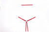 Lilly Rhinestone Strap Teddy in Red, back view