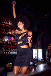 Club Vibes Asymmetrical Dress by Mapale at Love It Curvy