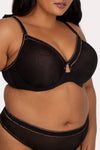 Shimmer Unlined Underwire Bra | Love It Curvy