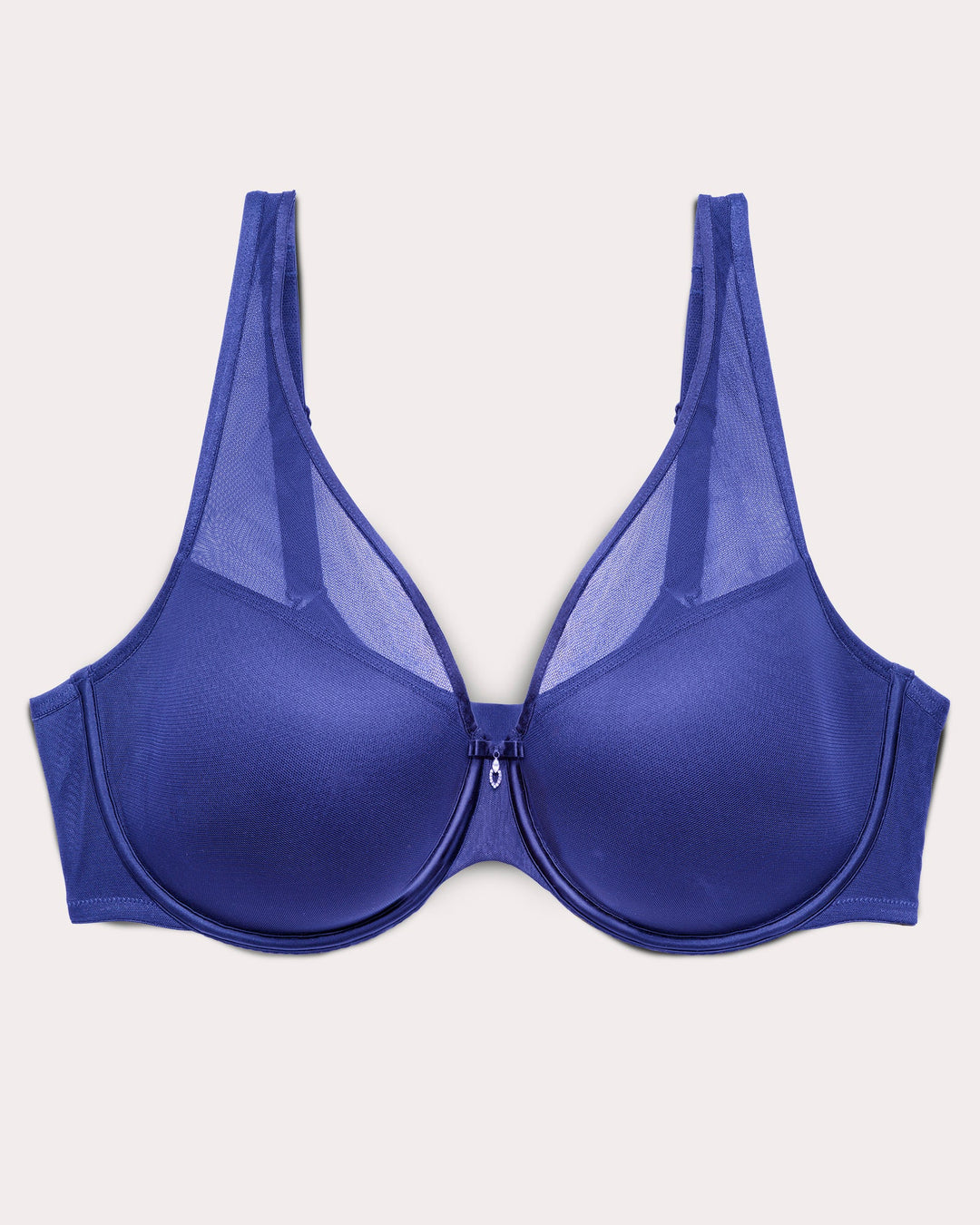 Sheer Mesh Plunge T-Shirt Bra - Fashion Colors | Love It Curvy