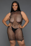 Come Over Here Minidress | Love it Curvy modeled for Love It Curvy