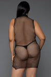 Come Over Here Minidress | Love it Curvy modeled for Love It Curvy