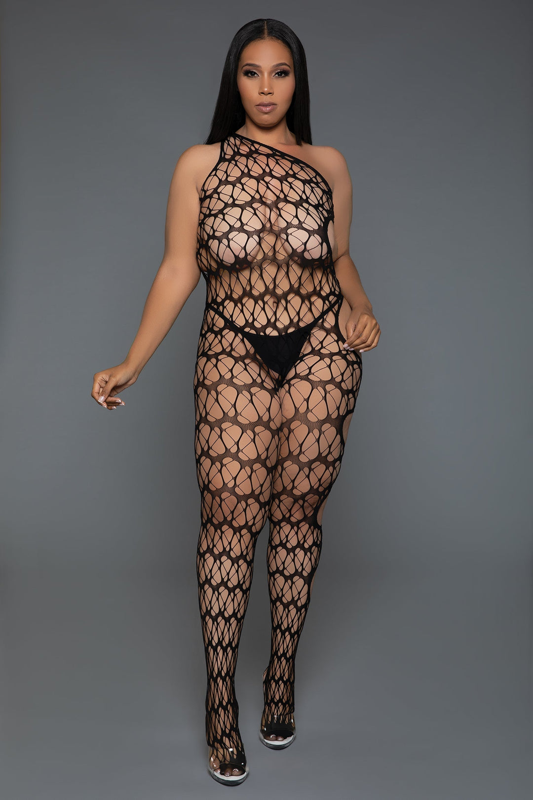In Your Dreams Bodystocking | Love it Curvy modeled for Love It Curvy
