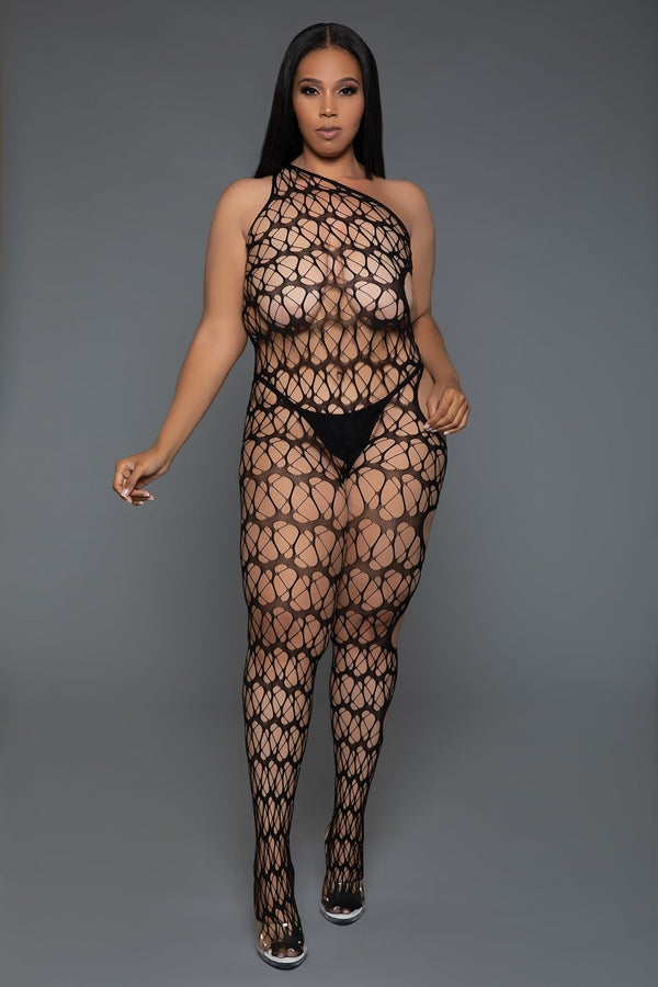 In Your Dreams Bodystocking | Love it Curvy modeled for Love It Curvy