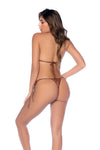 Golden Radiance Triangle Bikini Set by Mapale at Love It Curvy
