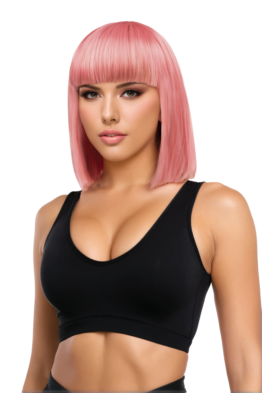 Kristen Premium Stylable Wig - Pink - Love it Curvy