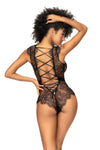 Mabel Lace-Up Bodysuit by Mapale at Love It Curvy