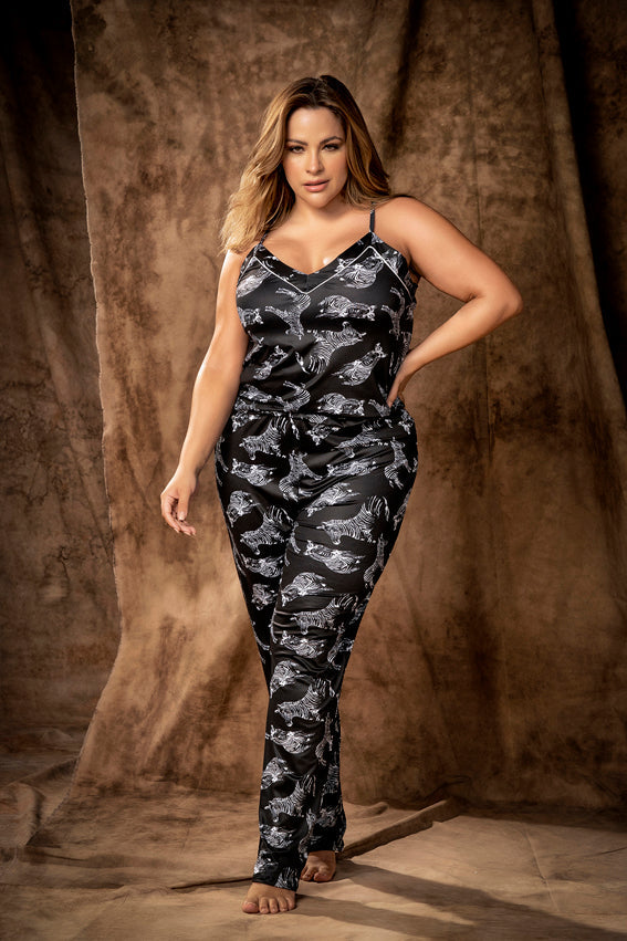 Paloma Bold Jumpsuit Plus | Love It Curvy