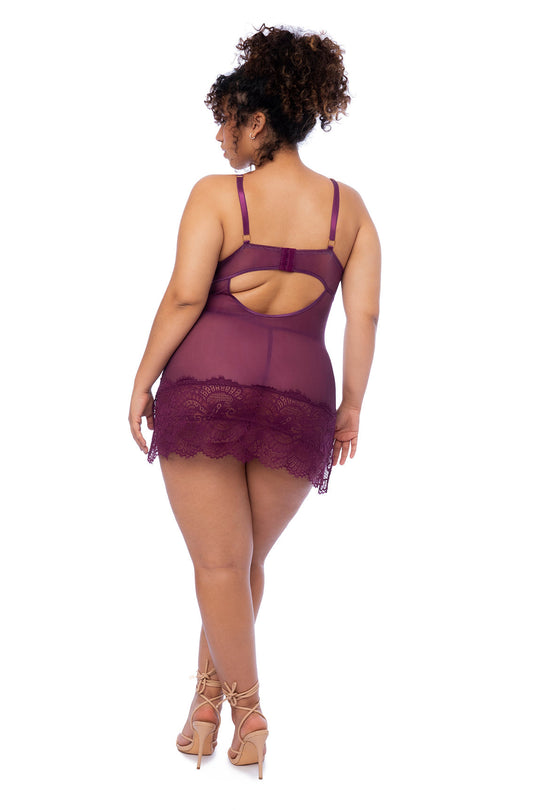 Forever Love Babydoll Set Plus by Mapale at Love It Curvy