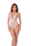 Ethereal Waves Sheer Bodysuit by Mapale at Love It Curvy