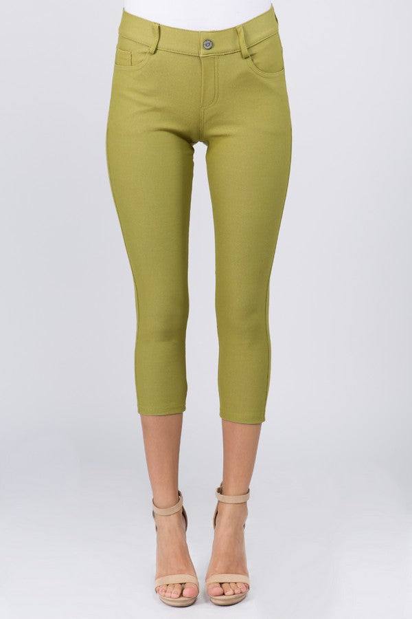 Love It Curvy Classic Solid Skinny Jeggings