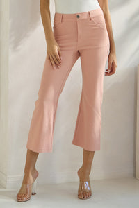 Classic Solid Straight Leg Crop Jeggings | Love It Curvy