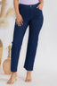 Plus Size Women's Classic Solid Straight Leg Jeggings | Love It Curvy