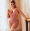 Plus Bright Attraction Sheer Teddy | Love It Curvy