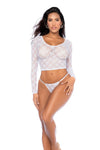 Symphony Crop top Set by Mapale at Love It Curvy