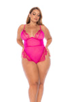Flirt and Flow Lace Bodysuit Plus by Mapale at Love It Curvy