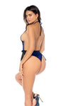 Velvet Bloom Plunge Teddy by Mapale at Love It Curvy