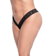 Plus Ultra-Thin Racy Lace Thong by Mapale at Love It Curvy