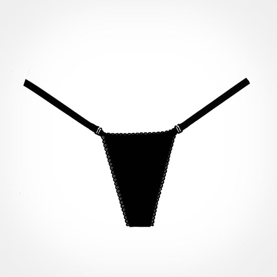 Between The Cheats Velvet Panty, product view