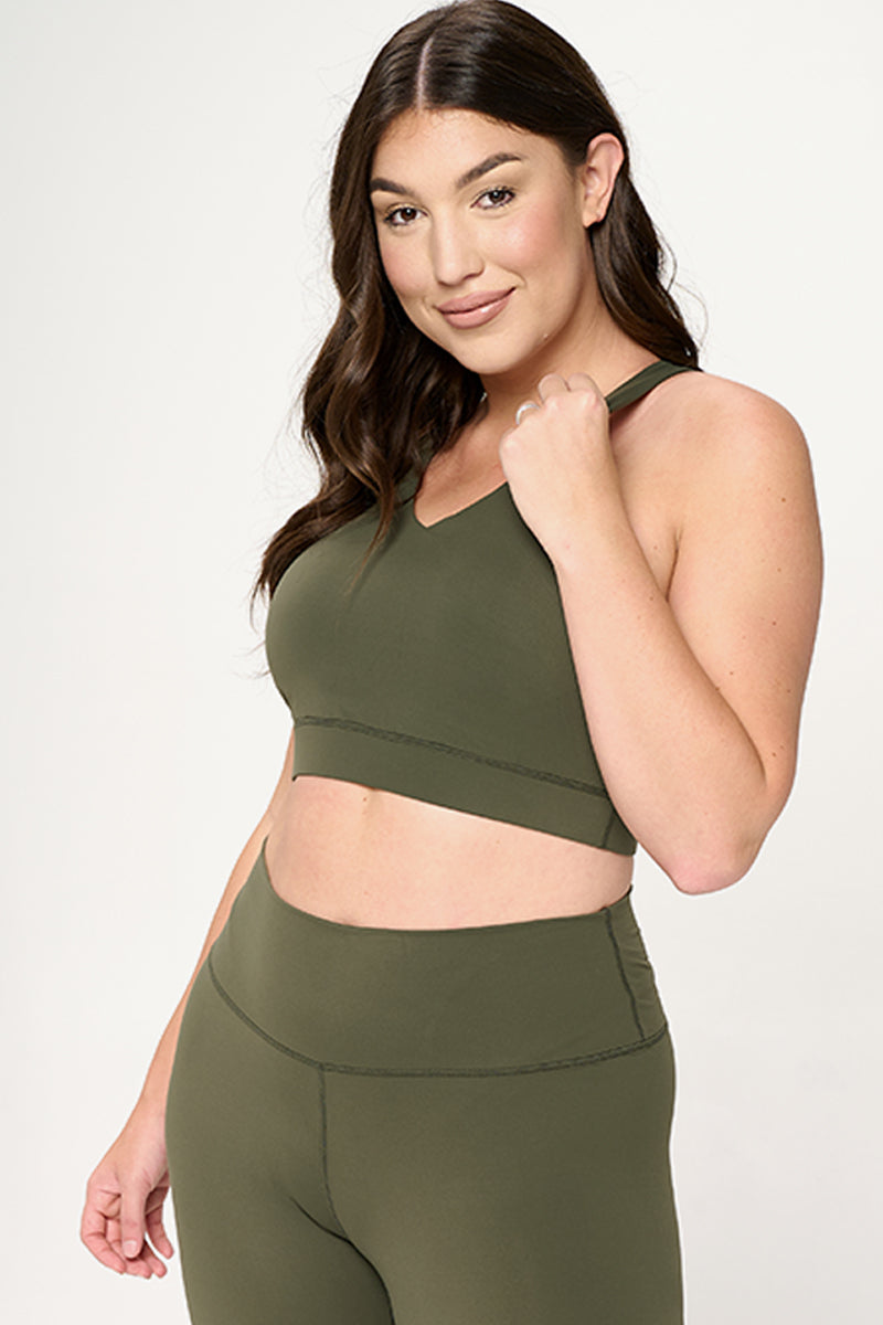 Full Coverage Buttery Soft Activewear Sports Bra | Love It Curvy