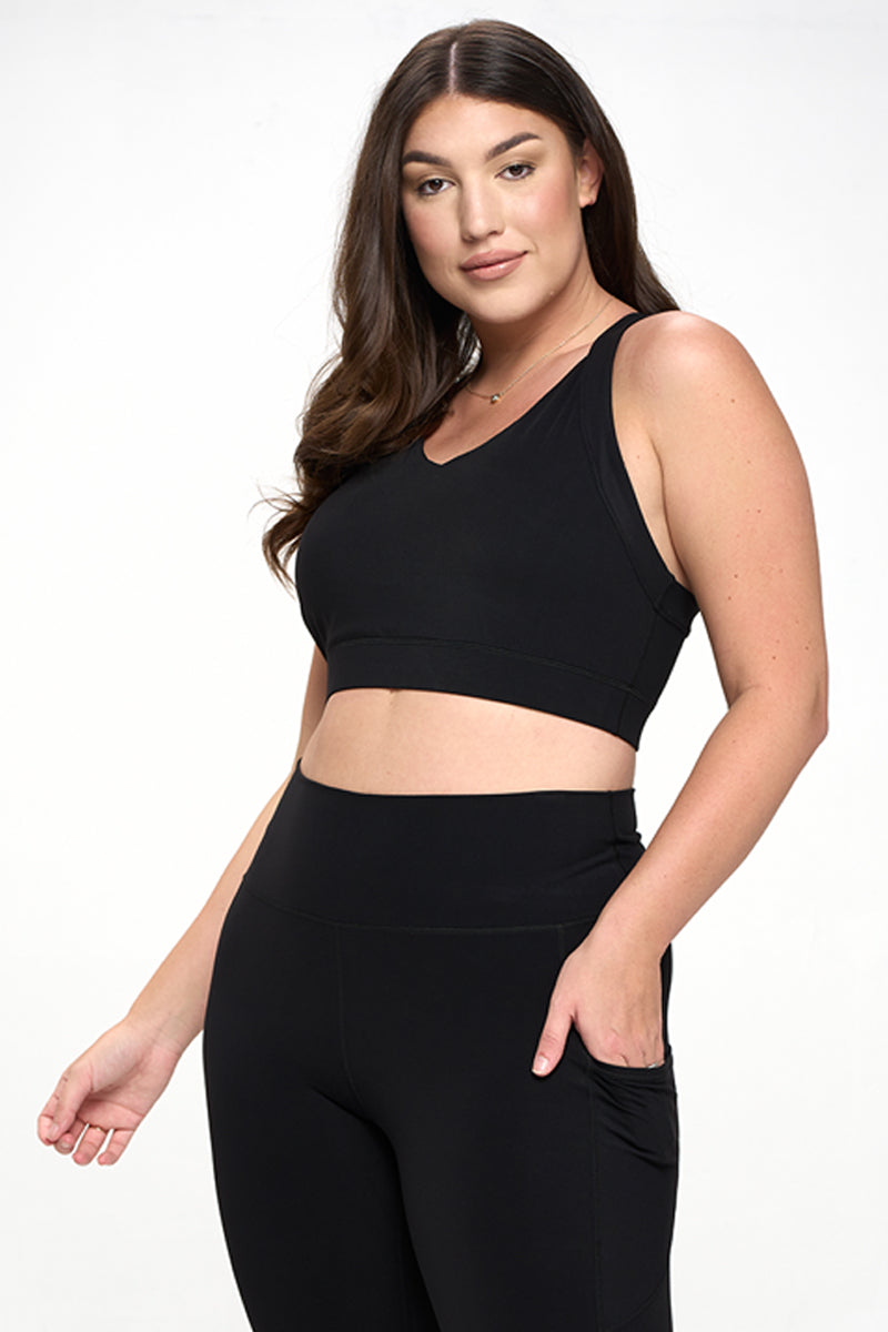 Full Coverage Buttery Soft Activewear Sports Bra | Love It Curvy