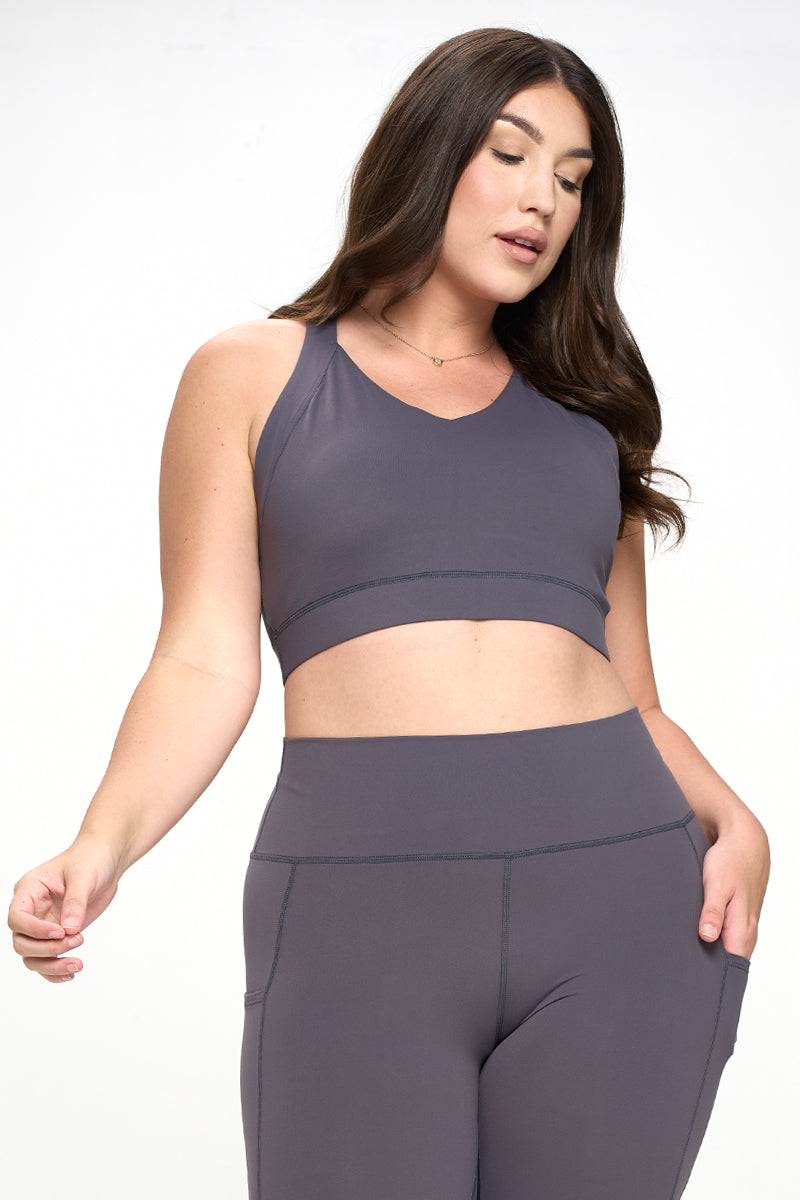 Full Coverage Buttery Soft Activewear Sports Bra | Love It Curvy