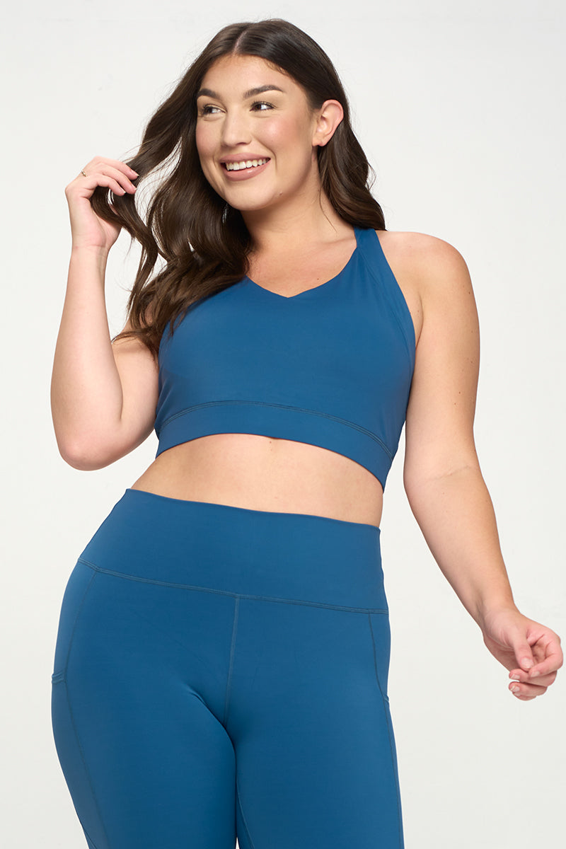 Full Coverage Buttery Soft Activewear Sports Bra | Love It Curvy