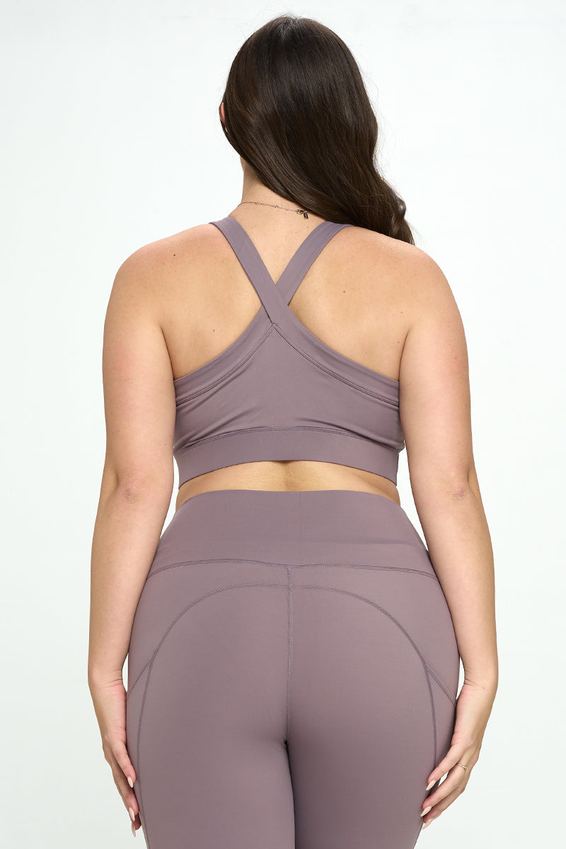 Full Coverage Buttery Soft Activewear Sports Bra | Love It Curvy