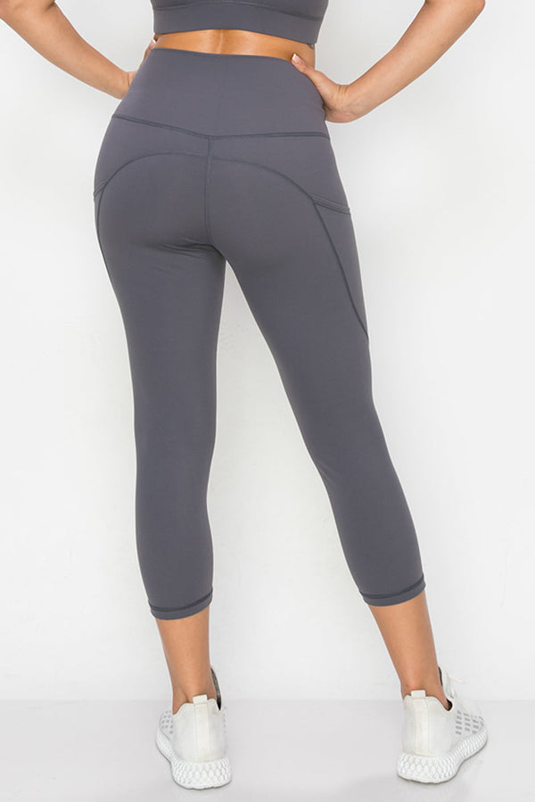 Buttery Soft Activewear Capri Leggings with Pockets | Love It Curvy