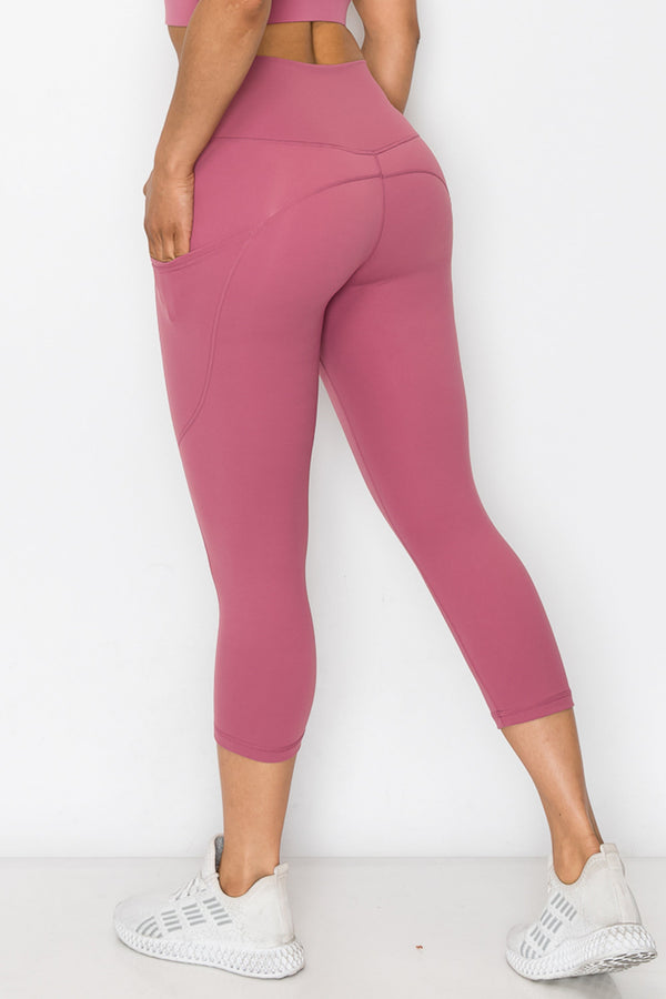Buttery Soft Activewear Capri Leggings with Pockets | Love It Curvy