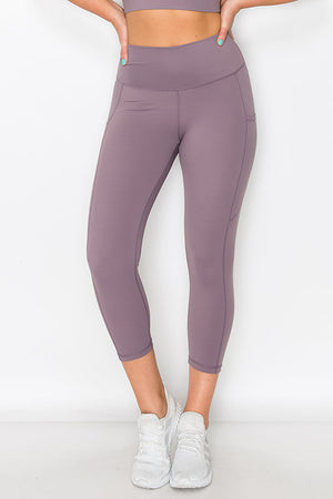 Buttery Soft Activewear Capri Leggings with Pockets | Love It Curvy