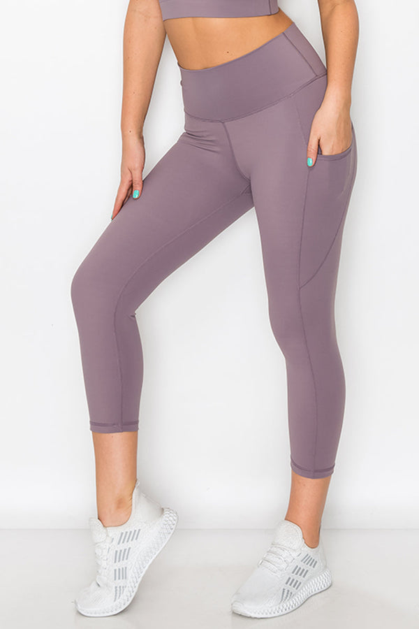 Buttery Soft Activewear Capri Leggings with Pockets | Love It Curvy