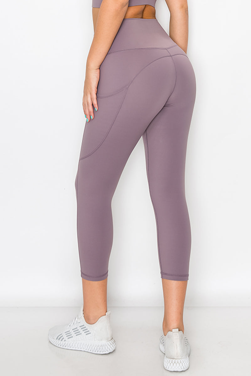 Buttery Soft Activewear Capri Leggings with Pockets | Love It Curvy