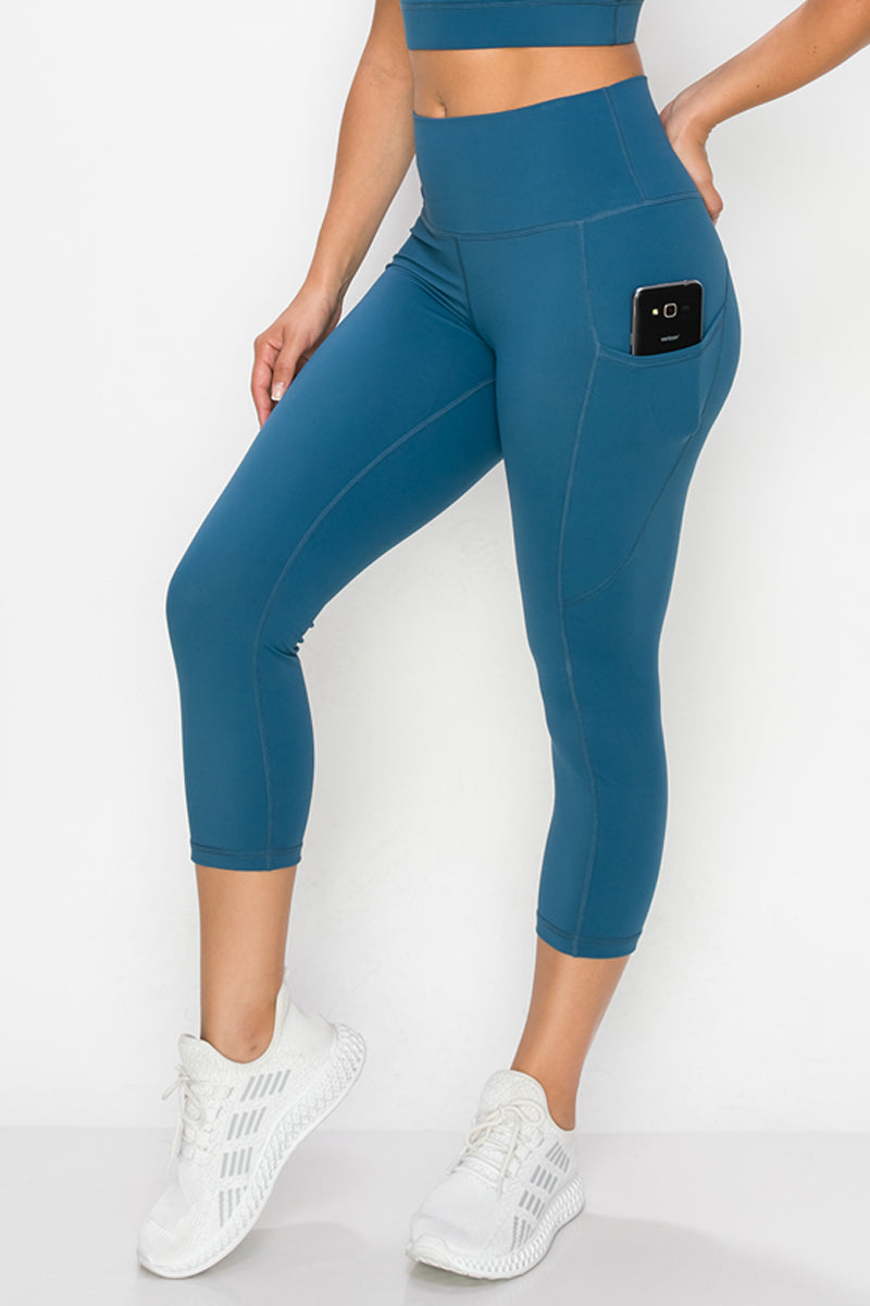 Buttery Soft Activewear Capri Leggings with Pockets | Love It Curvy