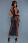 Fallen For You Sheer Mini Dress shown on model