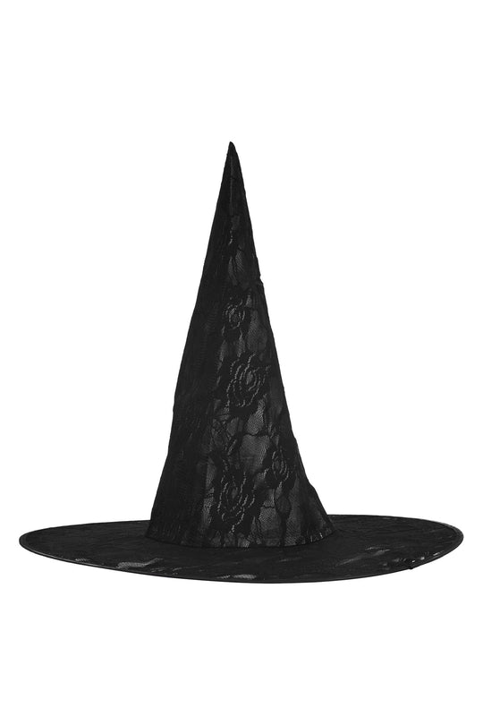 Black Lace Witch Hat - Love it Curvy
