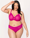 Sheer Mesh High Cut Brief Panty - Glamberry