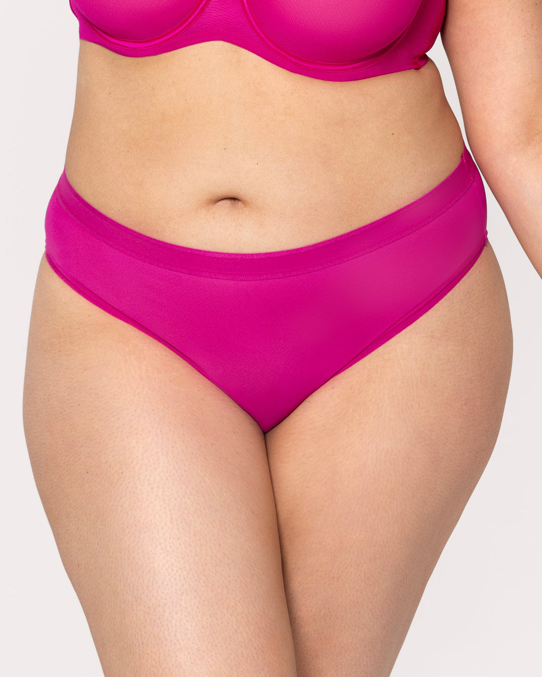 Sheer Mesh High Cut Brief Panty - Glamberry