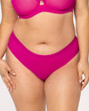 Sheer Mesh High Cut Brief Panty - Glamberry