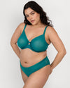 Sheer Mesh High Cut Brief Panty - Fanfare