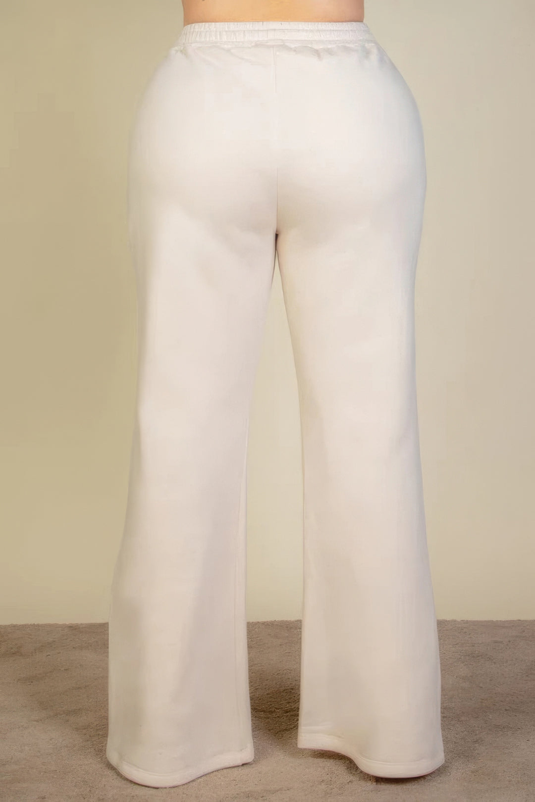 Plus Size Drawstring Waist Slant Pocket Sweatpants - Love it Curvy