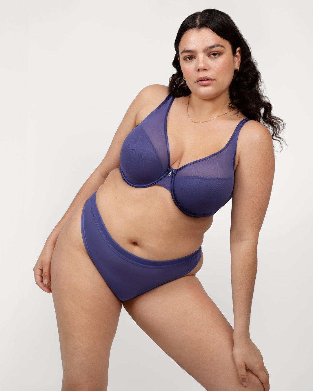 Sheer Mesh Plunge T-Shirt Bra - Seasonal &amp; Prints  | Love It Curvy