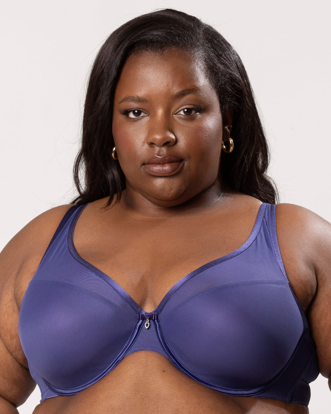 Sheer Mesh Plunge T-Shirt Bra - Seasonal &amp; Prints  | Love It Curvy