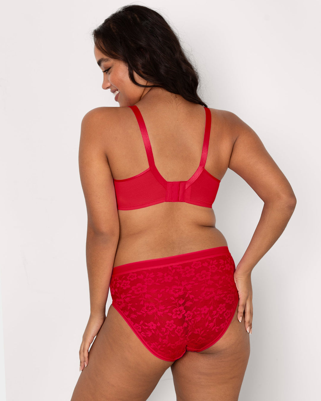 No Show Lace Unlined Underwire Bra | Love It Curvy